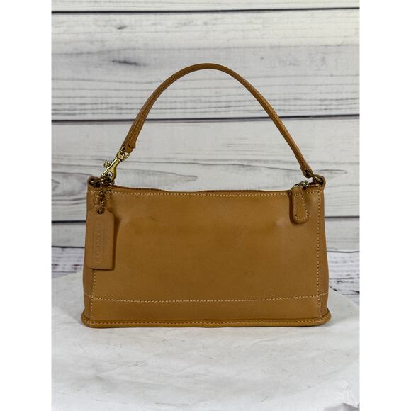 COACH Vintage Bleeker Demi Baguette Tan No 9311 - Picture 1 of 11